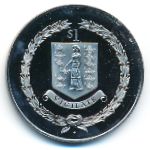 Virgin Islands, 1 доллар, 
