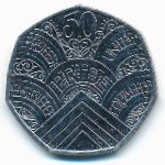 Great Britain, 50 пенсов, 