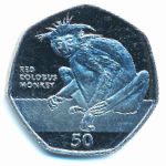 Gibraltar, 50 пенсов, 