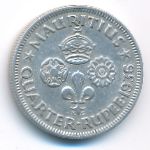 Mauritius, 1/4 рупии (1936 г.)
