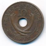 East Africa, 10 центов (1937 г.)
