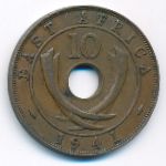East Africa, 10 центов (1941 г.)