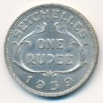 Seychelles, 1 рупия (1939 г.)