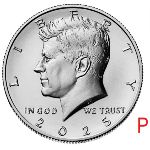 США, 1/2 доллара (2025 г.)