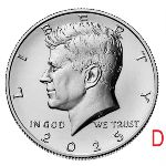 США, 1/2 доллара (2025 г.)