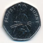 Great Britain, 50 пенсов (2018 г.)