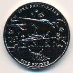 Guernsey, 5 фунтов, 