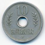German East Africa, 10 геллеров (1910 г.)