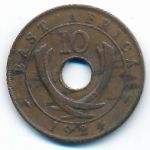 East Africa, 10 центов (1924 г.)