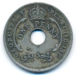 Британская Западная Африка, 1 пенни (1919 г.)