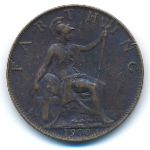 Великобритания, 1 фартинг (1900 г.)