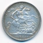Великобритания, 1 крона (1891 г.)