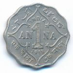 British West Indies, 1 анна (1918 г.)