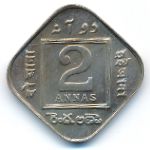 British West Indies, 2 анны (1919 г.)