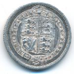 Великобритания, 6 пенсов (1887 г.)