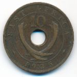 Восточная Африка, 10 центов (1925 г.)