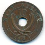 Восточная Африка, 10 центов (1934 г.)