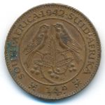South Africa, 1/4 пенни (1942 г.)