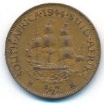 South Africa, 1/2 пенни (1944 г.)