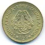 South Africa, 1/2 цента (1961 г.)