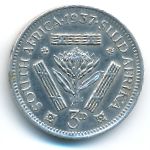 South Africa, 3 пенса (1937 г.)
