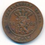 Netherlands East Indies, 1 цент (1856 г.)