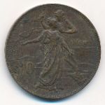 Италия, 10 чентезимо (1911 г.)