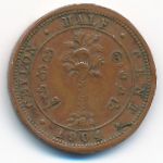 Ceylon, 1/2 цента (1904 г.)