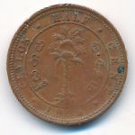 Ceylon, 1/2 цента (1906 г.)