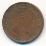 Ceylon, 1 цент (1870 г.)