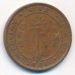 Ceylon, 1 цент (1906 г.)
