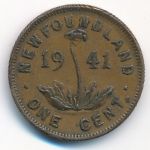 Newfoundland, 1 цент (1941 г.)