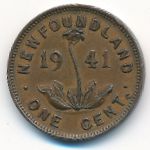 Newfoundland, 1 цент (1941 г.)