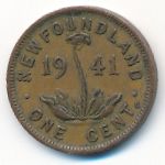 Newfoundland, 1 цент (1941 г.)