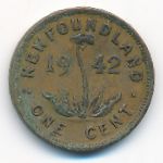Newfoundland, 1 цент (1942 г.)