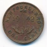 Newfoundland, 1 цент (1942 г.)