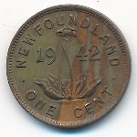 Newfoundland, 1 цент (1942 г.)