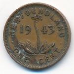 Newfoundland, 1 цент (1943 г.)