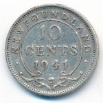 Newfoundland, 10 центов (1941 г.)