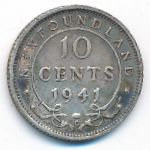 Newfoundland, 10 центов (1941 г.)