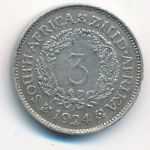 South Africa, 3 пенса (1924 г.)