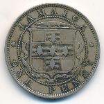 Jamaica, 1 пенни (1891 г.)