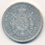 France, 5 франков (1870 г.)