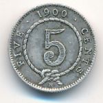 Саравак, 5 центов (1900 г.)