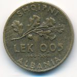Албания, 0,05 лек (1940 г.)