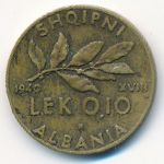 Albania, 0,1 лек (1940 г.)