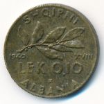 Albania, 0,1 лек (1940 г.)