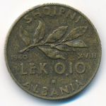 Albania, 0,1 лек (1940 г.)