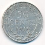 Newfoundland, 50 центов (1919 г.)