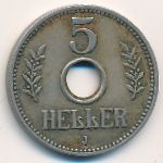 Немецкая Африка, 5 геллеров (1913 г.)